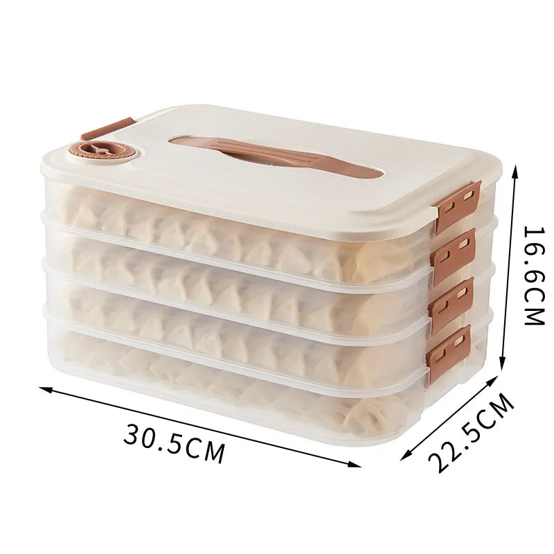 Refrigerator Dumpling Box Food Storage Container