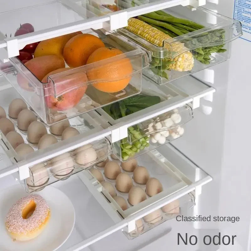 Egg and Vegetable Organization Drawer for Fridge