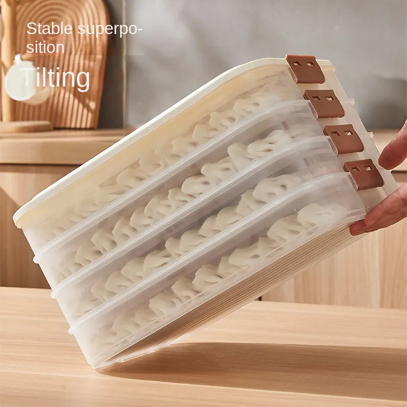 Refrigerator Dumpling Box Food Storage Container